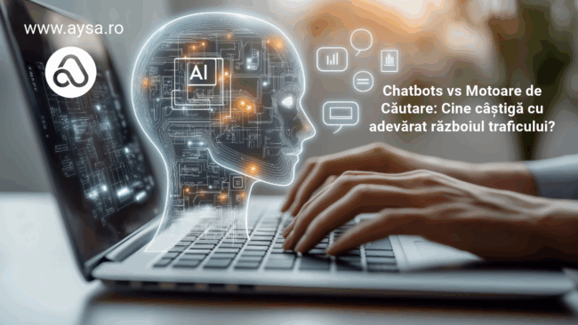 chatbot vs motoare de cautare